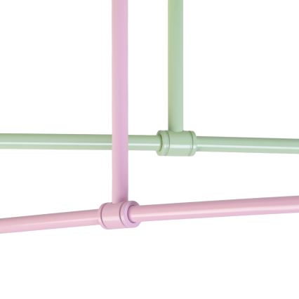 Lampă de tavan aplicată CAMBRIDGE, 4 x E27, 15 W, 230 V, verde/roz