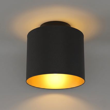 Lampă de tavan ARDEN 1x E27/15W/230V Ø 18 cm neagră