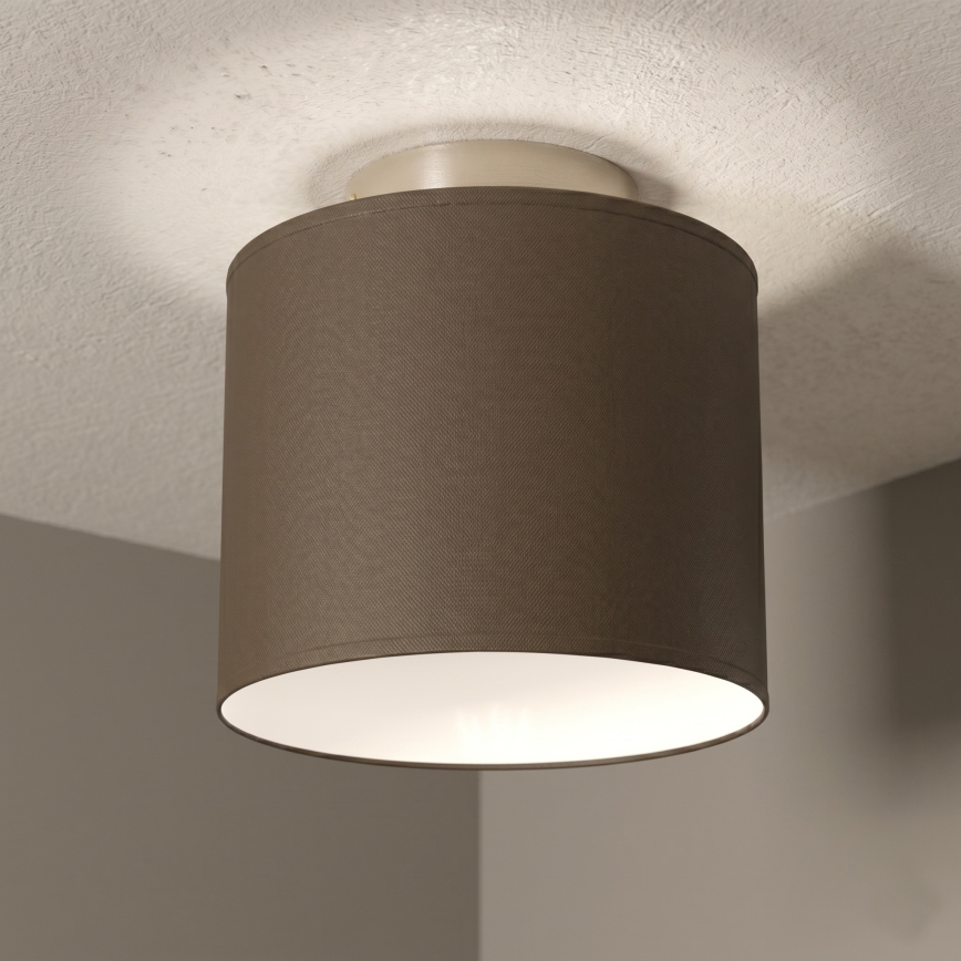 Lampă de tavan ARDEN 1xE27/15W/230V Ø 18 cm maro