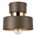 Lampă de tavan IGNIA 1xE27/60W/230V maro/auriu