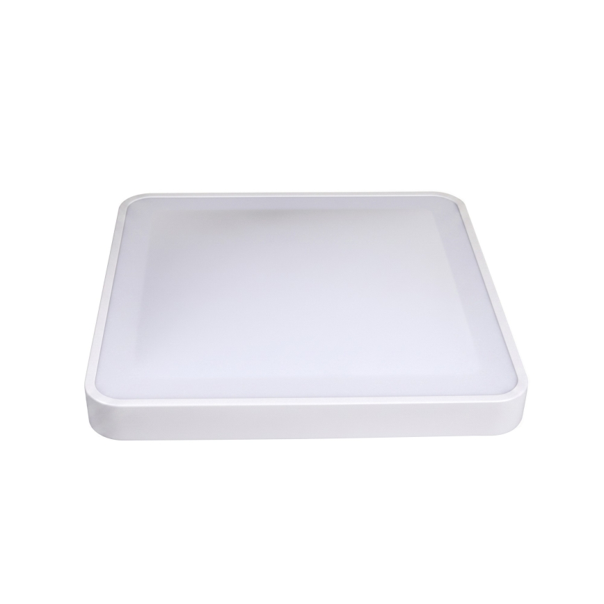 Plafonieră LED cu senzor de mișcare și de amurg WILTON LED/24W/230V 4000K 33x33 cm albă