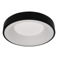 Lampă de tavan LED DRAX, 32W, 230V, 3000-6000K, Ø 38 cm, neagră