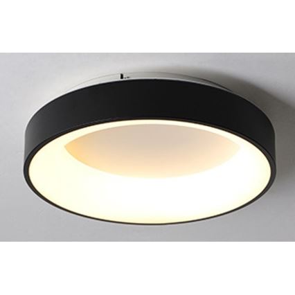 Lampă de tavan LED DRAX, 32W, 230V, 3000-6000K, Ø 38 cm, neagră
