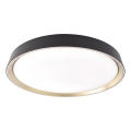 Lampă de tavan LED reglabilă ILVI LED/30W/230V 2700-6500K diam. 40 cm negru/alamă + telecomandă
