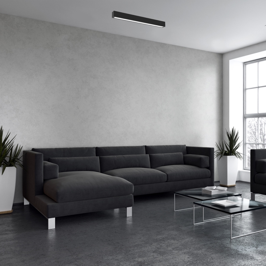 Lampa de tavan LUNGO T8 1xG13/9W/230V negru