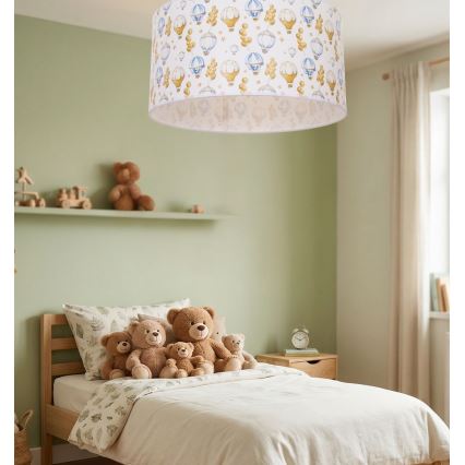 Lampă de tavan pentru copii KIDS ROOM, 1xE27/60W/230V, Ø 40 cm, cu baloane