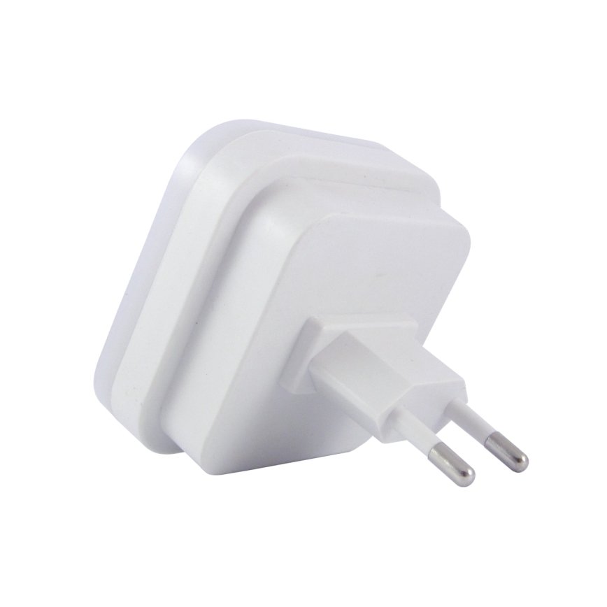 Lampă de veghe LED cu senzor, 0,5 W, 230 V, albă