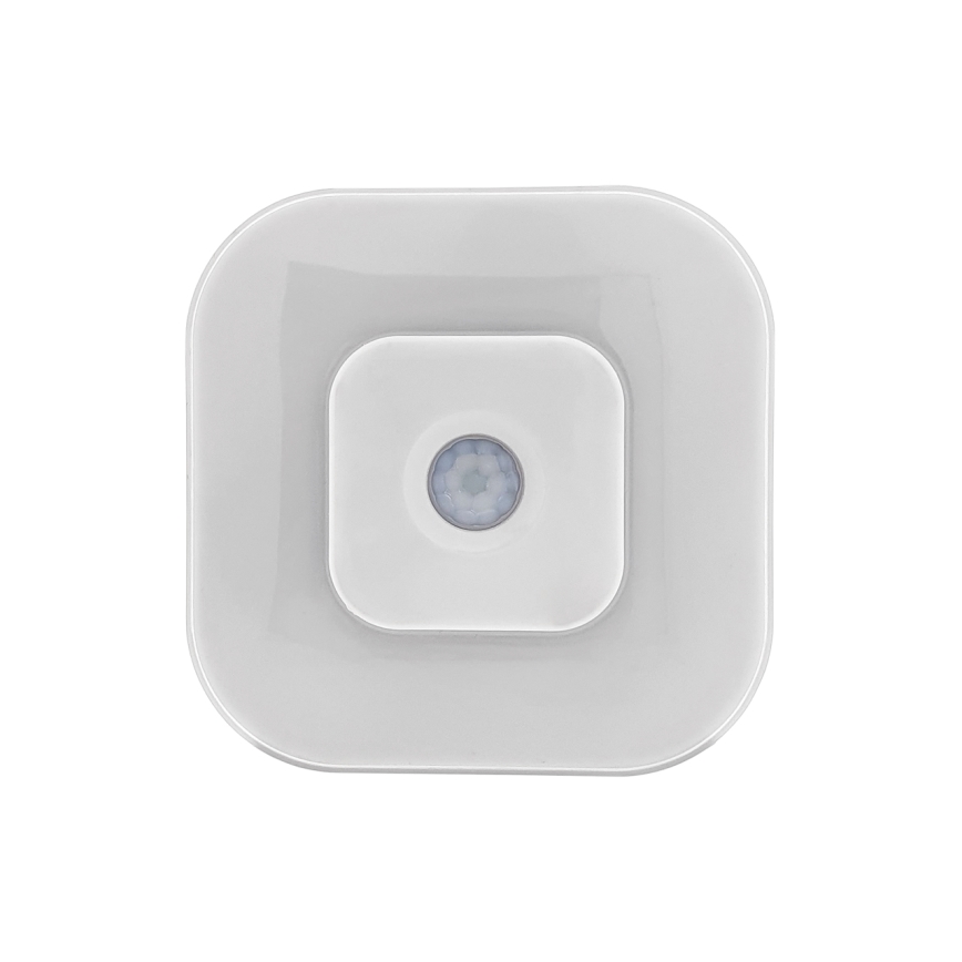 Lampă de veghe LED cu senzor, 0,5W/4,5V, 3xAAA, alb