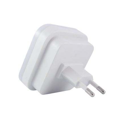 Lampă de veghe LED cu senzor combinat de mișcare și de amurg LED/0,5W/230V albă