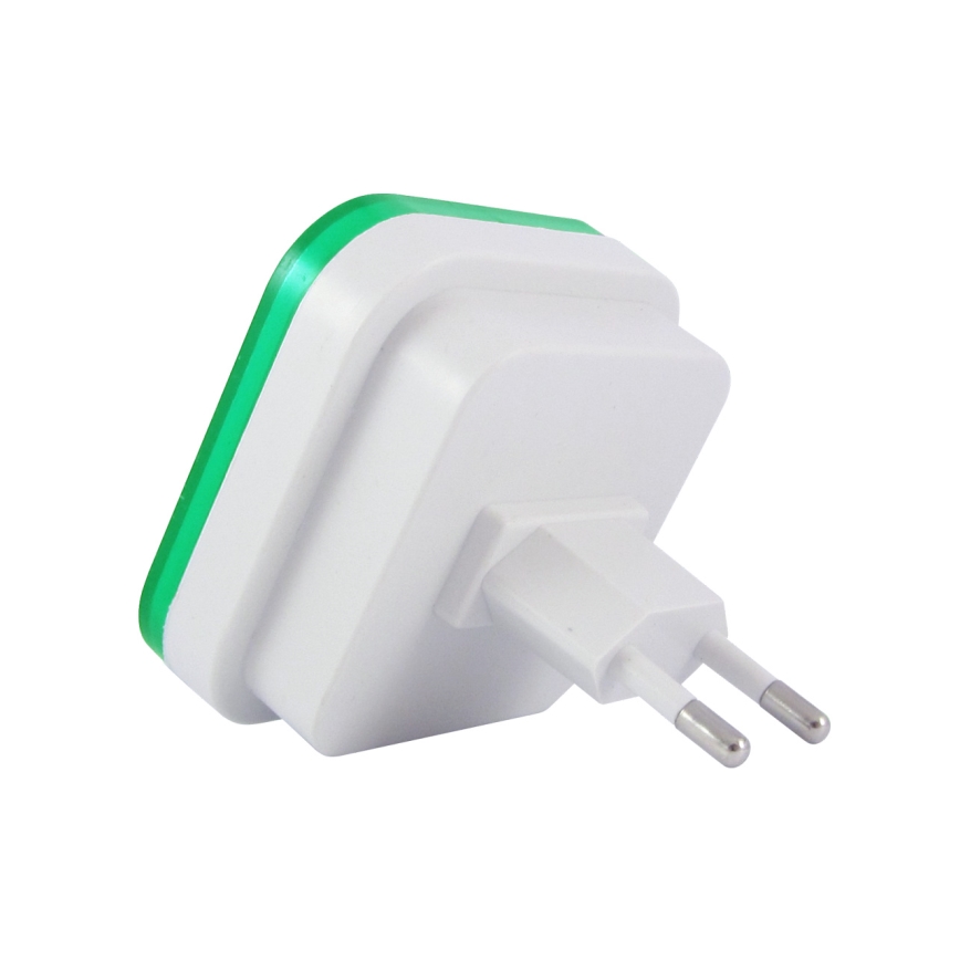 LED Lumină de noapte cu senzor LED/0,5W/230V verde