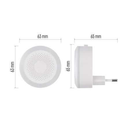 Lampă de veghe LED pentru priză, 0,5 W, 230 V