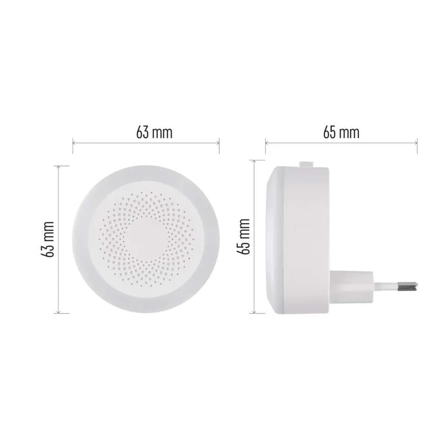 Lampă de veghe LED pentru priză, 0,5 W, 230 V