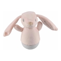 Lampă de veghe LED RGB pentru copii cu melodie, 3xAAA/5V, model iepuraș