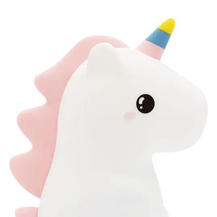 Lampă de veghe pentru copii UNICORN LED RGBW, cu intensitate reglabilă, reîncărcabilă, tactilă, LED/1W/5V 1200 mAh