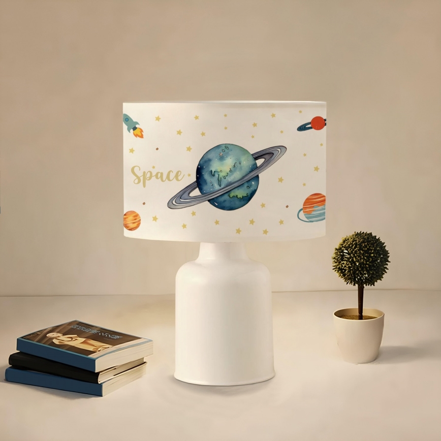 Lampă de veghe pentru copii CANDY 1xE27/40W/230V alb/multicolor