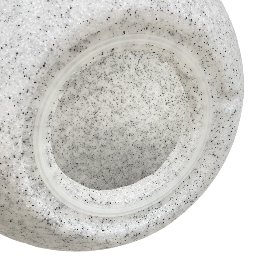 Lampă decorativă de exterior LUMISTONE 1xE27/15W/230V IP65 Ø 38 cm