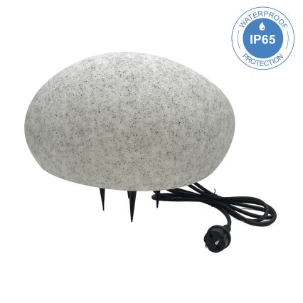 Lampă decorativă de exterior LUMISTONE, 1xE27/15W/230V, IP65, Ø 38 cm