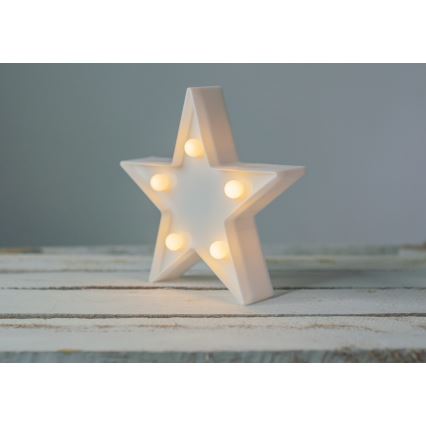 Lampă decorativă LED STAR LED/2xAA