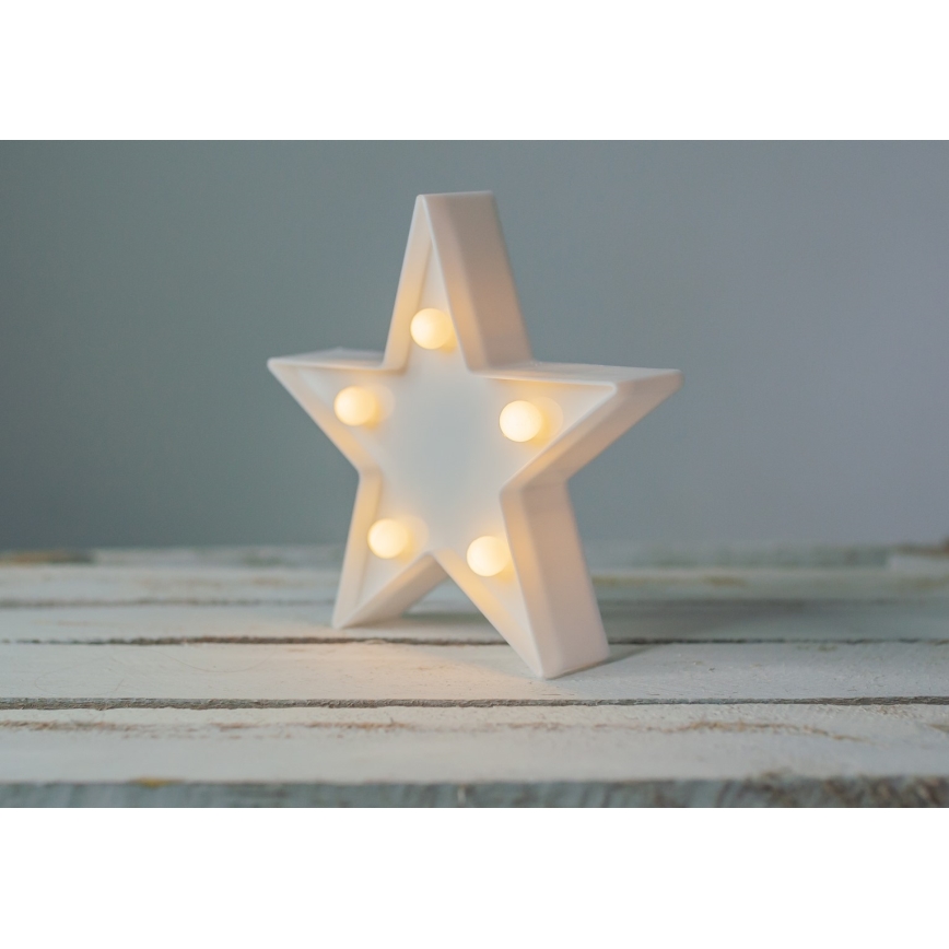 Lampă decorativă LED STAR LED/2xAA