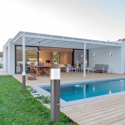 Lampă de exterior cu senzor DALLAS 1xE27/12W/230V IP44 antracit