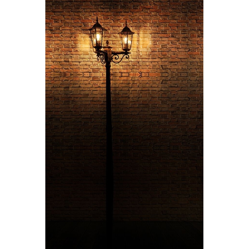 Lampă exterior LIGURIA 3xE27/60W/230V IP43 2,5m