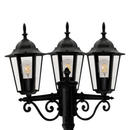 Lampă exterior LIGURIA 3xE27/60W/230V IP43 2,5m