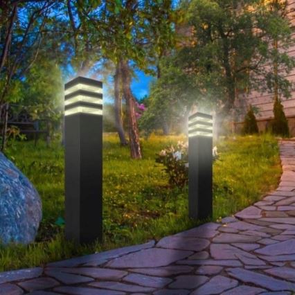 Lampă de exterior cu senzor TEKSAS 1xE27/12W/230V IP44, 44 cm, antracit