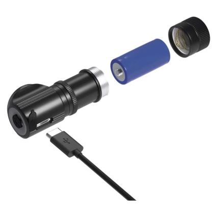 Lampă frontală LED reîncărcabilă, cu intensitate reglabilă — 800 mAh, 3,7 V