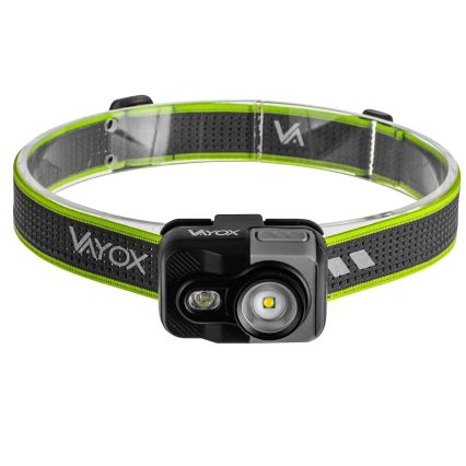 Lampă frontală LED reîncărcabilă, reglabilă LED/10W/5V/3xAAA IP66 800 lm 1000 mAh