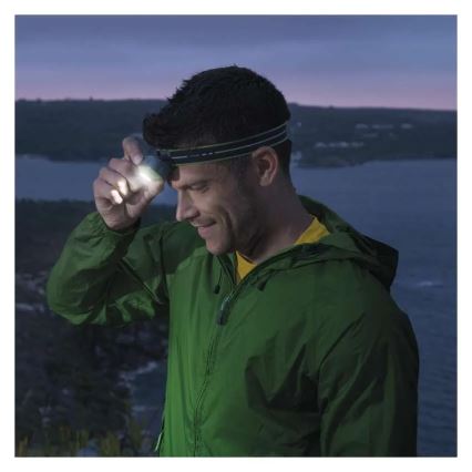 Lampă frontală LED reîncărcabilă, USB, 1600 mAh, IPX6