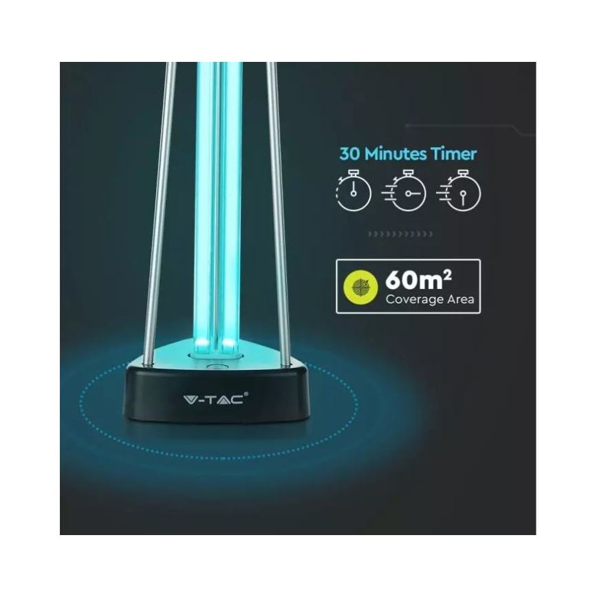 Lampă germicidă cu ozon UVC/38W/230V