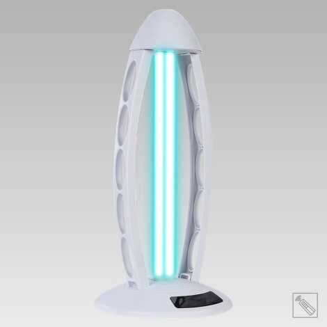Lampă germicidă dezinfectantă cu ozon UVC/38W/230V Luxera 70416 + telecomandă