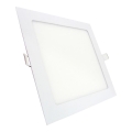 Lampă încastrată LED SQUARE LED/12W/230V 2700K