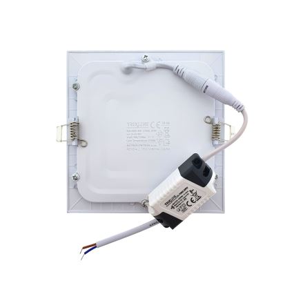 Lampă încastrată LED SQUARE LED/9W/230V 2700K