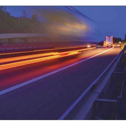 Lampă LED auto de marșarier SINGLE LED/1W/12V IP67 argintie