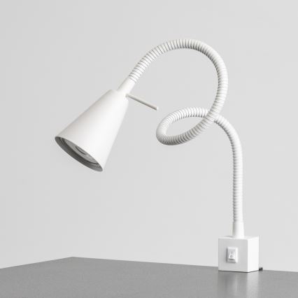 Lampă LED cu clemă 1xGU10/4,7W/230V albă