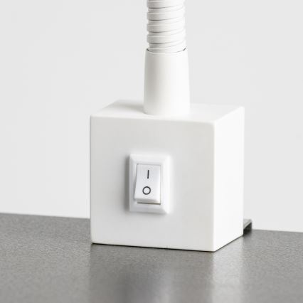 Lampă LED cu clemă 1xGU10/4,7W/230V albă