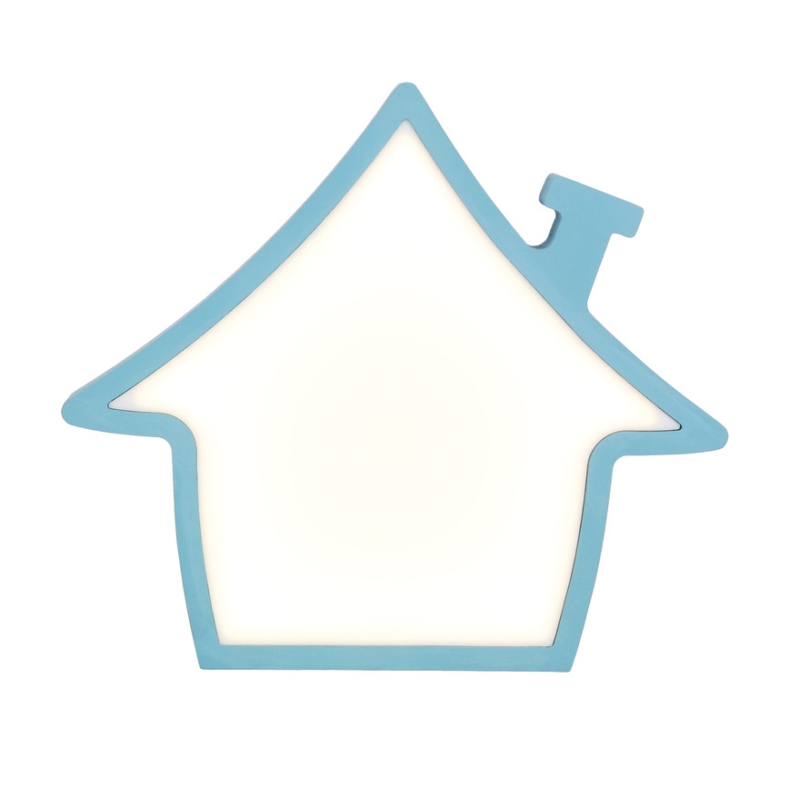 Lampă LED de birou pentru copii HOUSE LED/10W/230V albastru