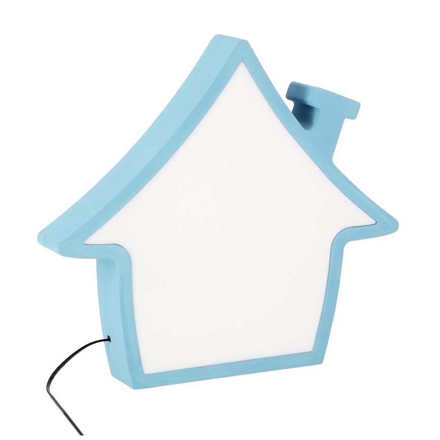 Lampă LED de birou pentru copii HOUSE LED/10W/230V albastru