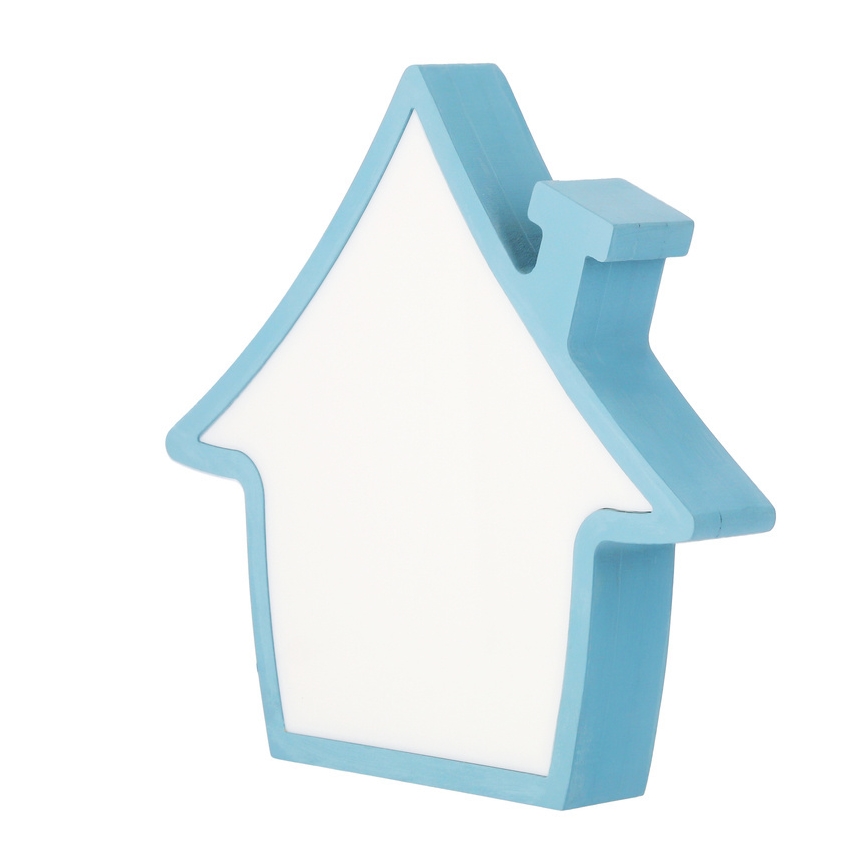Lampă LED de birou pentru copii HOUSE LED/10W/230V albastru