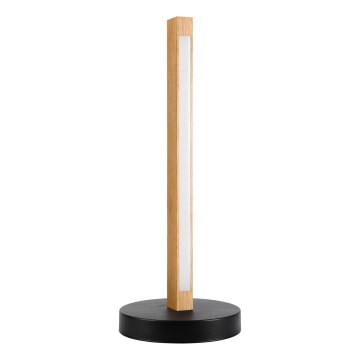 Lampă LED de birou VERDE LED/10W/230V 3000K stejar/negru