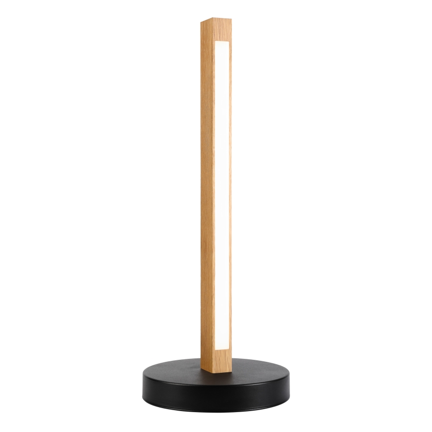 Lampă LED de birou VERDE LED/10W/230V 3000K stejar/negru