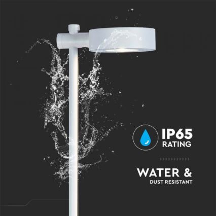 Lampă LED de exterior, 7 W, 230 V, 3000 K, IP65, albă, 102 cm