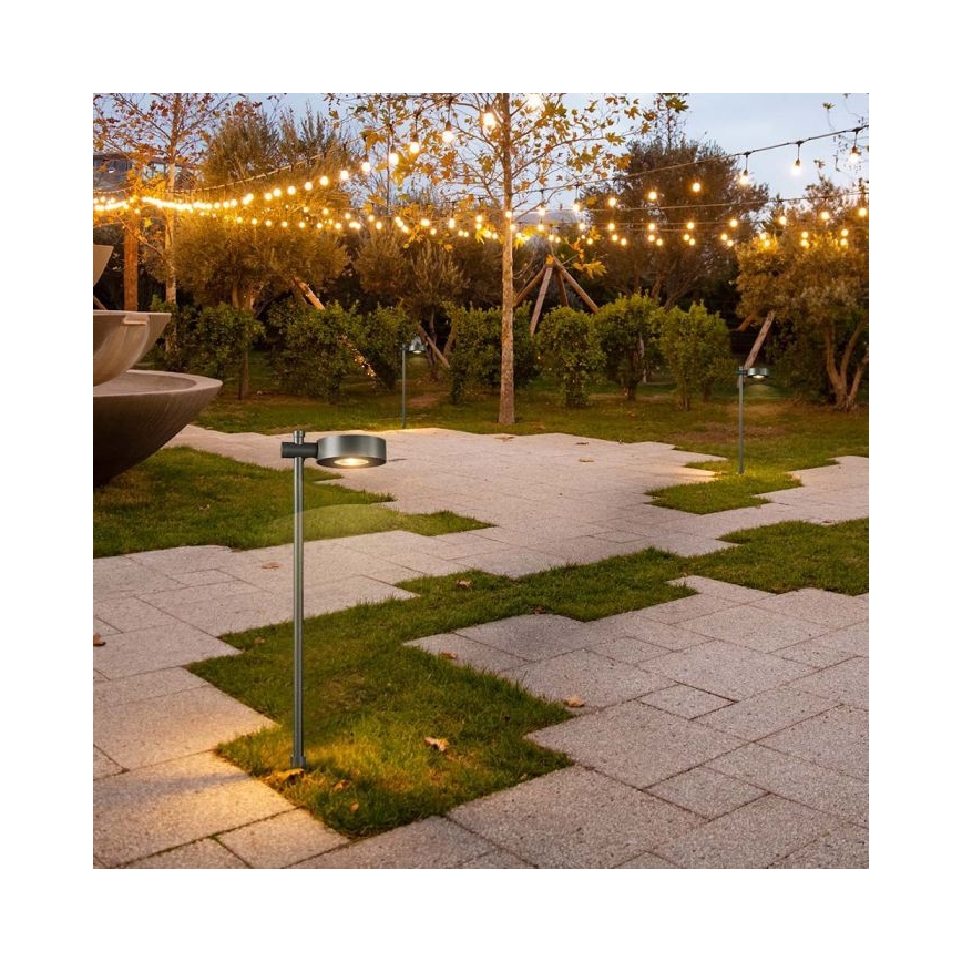 Lampă LED de exterior, 7 W, 230 V, 3000 K, IP65, neagră, 102 cm