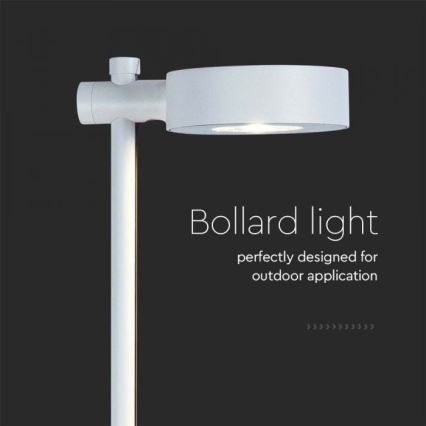 Lampă LED de exterior 7W, 230V, 4000K, IP65, alb, 102 cm