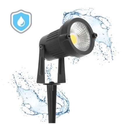 Lampă LED de exterior BLAKE, LED/5W/230V, 4000K, IP65, neagră