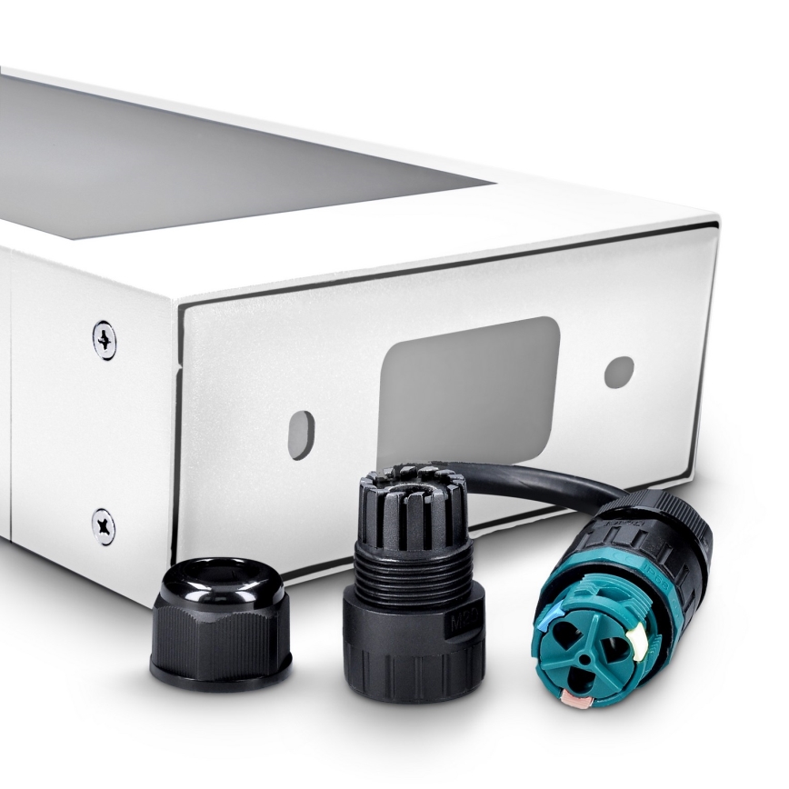 Lampă LED de exterior Brilagi BARI LED/7W/230V 3000/4000/6000K alb IP54 80 cm