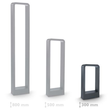 Lampă LED de exterior Brilagi BARI LED/7W/230V 3000/4000/6000K antracit IP54 30 cm