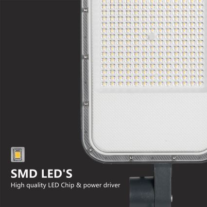 Brilagi - Lampă stradală de exterior cu stâlp și braț articulat 3 m URBANLIGHT LED/200W/230V antracit IP65