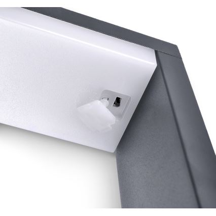 Lampă LED de exterior Brilagi RAGUSA LED/7W/230V 3000/4000/6000K antracit IP54 30 cm